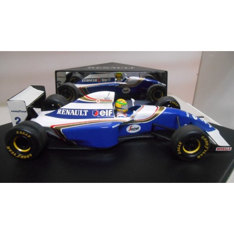 WILLIAMS RENAULT FW16 AYRTON SENNA FORMULA F1 1:24 ONYX CAJA MAL/V FOTO