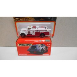 FIRE DASHER WHITE POMPIERS/BOMBEROS ESCOGER/CHOOSE/CHOISIR 1:64 MATCHBOX