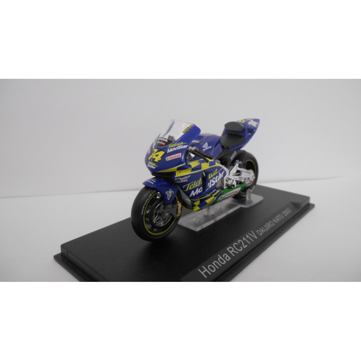 HONDA RSW 250 2005 WINNER DANIEL PEDROSA MOTO/BIKE 1:24 ALTAYA IXO - BCN  STOCK CARS