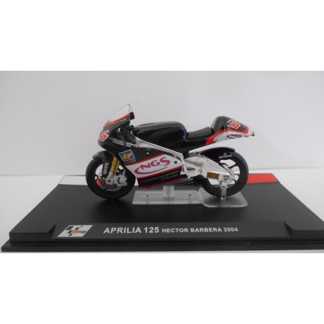 APRILIA 125 2004 HECTOR BARBERA MOTO/BIKE 1:24 ALTAYA IXO