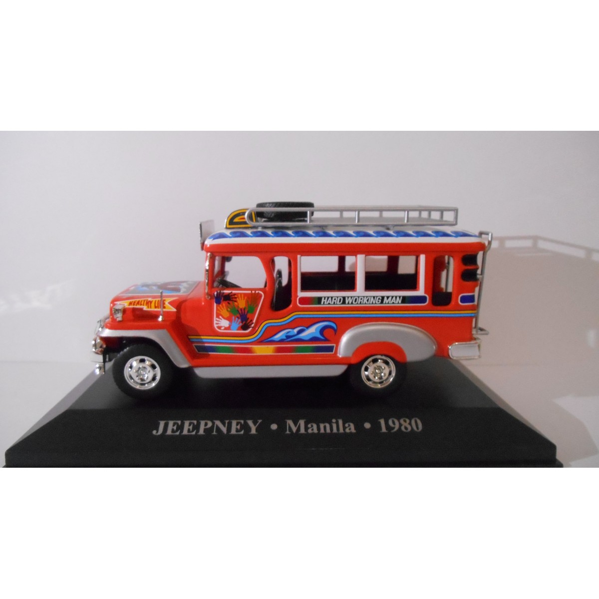 JEEP JEEPNEY 1980 TAXI MANILA FILIPINAS 1:43 ALTAYA IXO HARD BOX - BCN ...