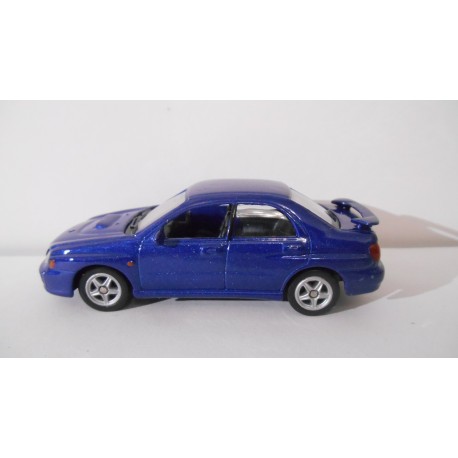 SUBARU IMPREZA BLUE 1:60 WELLY SUPER9