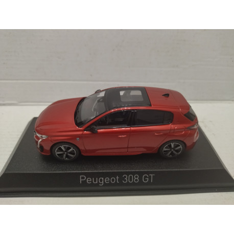 PEUGEOT 308 GT 2021 ELIXIR RED 1:43 NOREV 473932