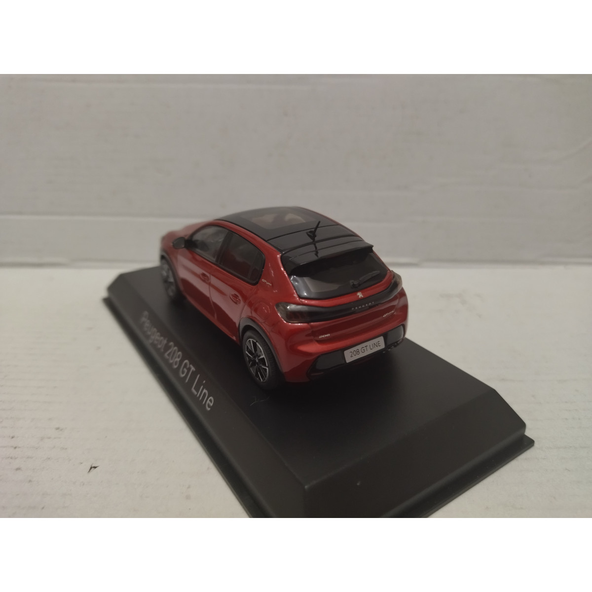 PEUGEOT 208 GT LINE 2019 ROUGE NOREV 1/43°