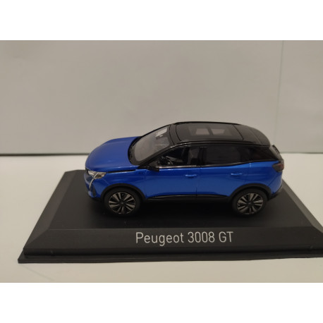 Peugeot 3008 GT Black Pack 2021 Vertigo Blue 1:43