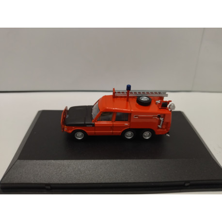 LAND ROVER TACR2 RAF PINK PANTHER FIRE/POMPIERS/BOMBEROS 1:76 OXFORD 76TAC003