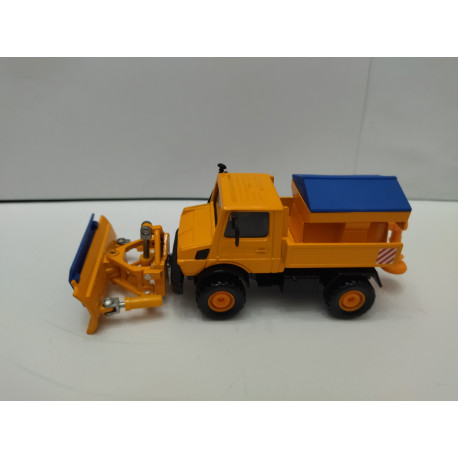 UNIMOG U120/425 SNOW PLOUGH MATCHBOX SUPERKINGS K163 BOX BROKEN/V FOTO