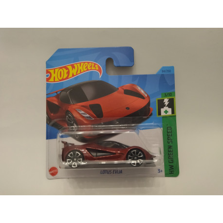 LOTUS EVIJA RED 3/5 GREEN SPEED 1:64 HOT WHEELS