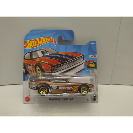 FORD MUSTANG 1971 FUNNY CAR NHRA 9/10 1:64 HOT WHEELS