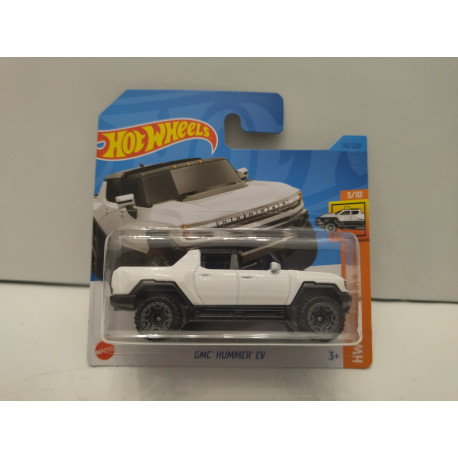 GMC HUMMER EV WHITE 3/10 HOT TRUCKS 1:64 HOT WHEELS