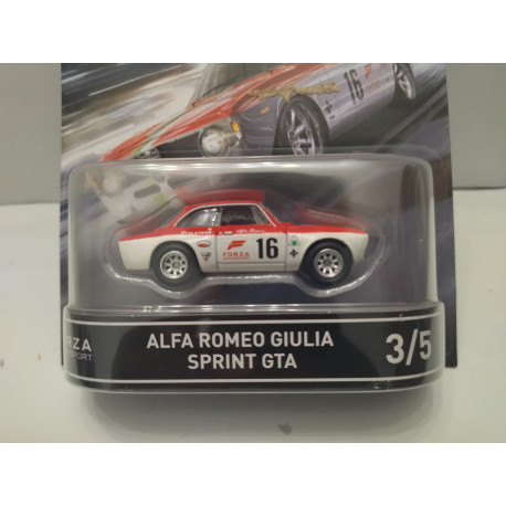 ALFA ROMEO GIULIA SPRINT GTA 3/5 FORZA MOTORSPORT 1:64 HOT WHEELS PREMIUM