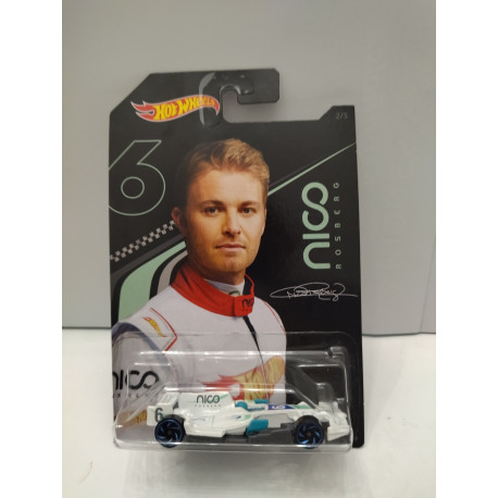 SERIE FORMULA F1 NICO ROSBERG 2/3 F1 RACER 1:64 HOT WHEELS