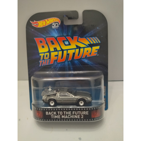 TIME MACHINE 2 BACK TO THE FUTURE/REGRESO AL FUTURO 1:64 HOT WHEELS PREMIUM