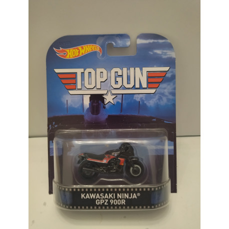 KAWASAKI NINJA GPZ 900R TOP GUN 1:64 HOT WHEELS PREMIUM