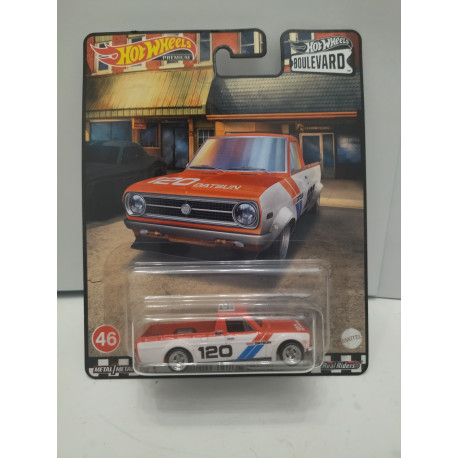 DATSUN BRE SUNNY TRUCK B120 1975 46 BOULEVARD 1:50 HOT WHEELS PREMIUM