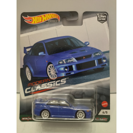 MITSUBISHI LANCER EVO VI 4/5 MODERN CLASSICS 1:64 HOT WHEELS PREMIUM