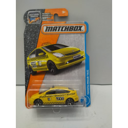 TOYOTA PRIUS TAXI MBX METRO CITY 1:64 MATCHBOX USA CARD