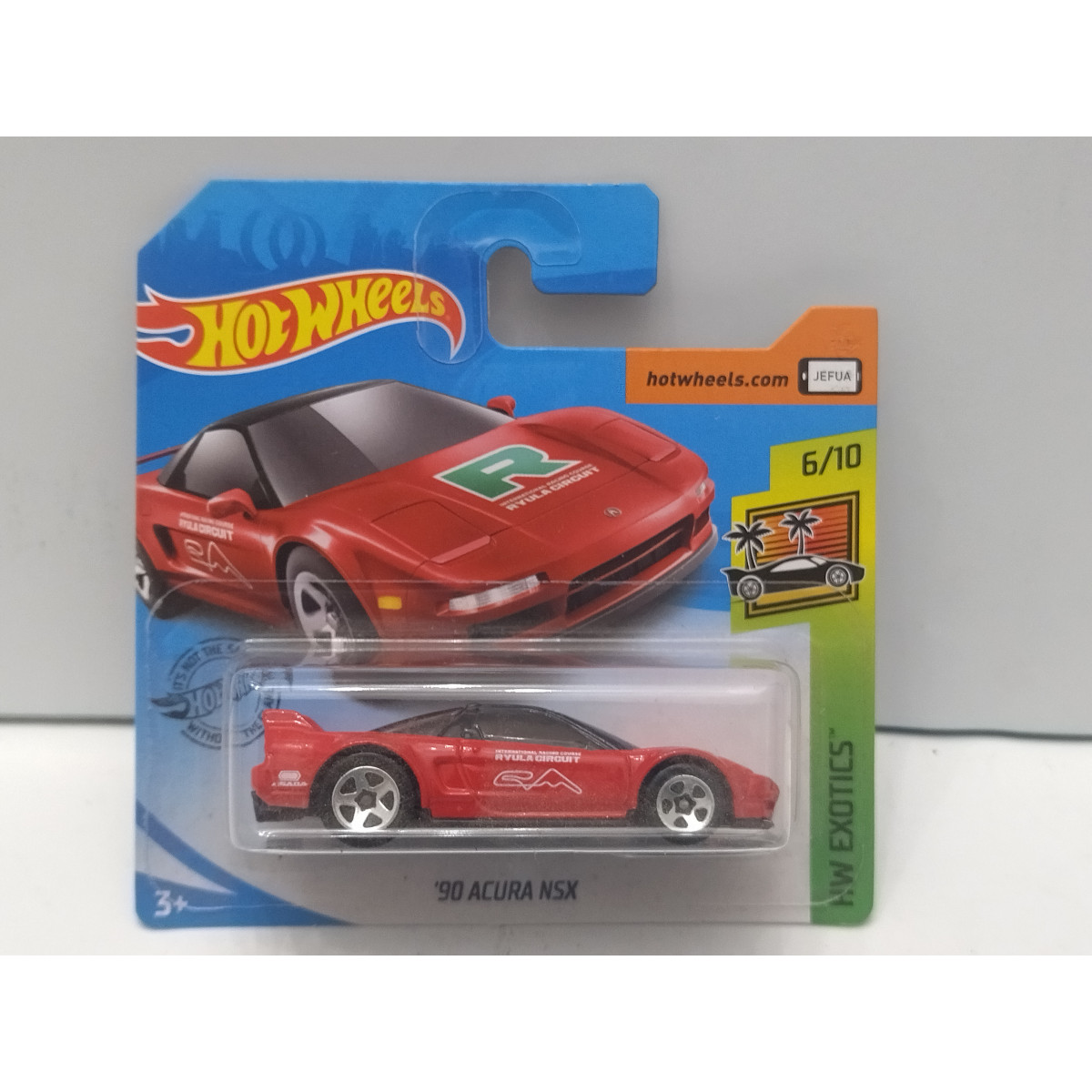 ACURA (HONDA) NSX 1990 RYULA CIRCUIT 6/10 EXOTICS 1:64 HOT WHEELS - BCN ...