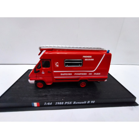 RENAULT MASTER B90 1988 FIRE/POMPIERS/BOMBEROS 1:64 DelPRADO URNA NO ORIGINAL