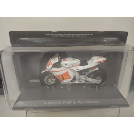 HONDA RC 212V 2011 MARCO SIMONCELLI MOTO GP 1:18 ALTAYA IXO